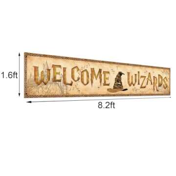 Magical Witch Halloween Banner for Outdoor Decor