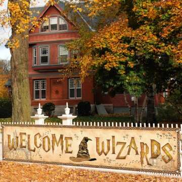 Magical Witch Halloween Banner for Outdoor Decor