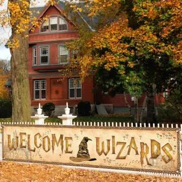 Magical Witch Halloween Banner for Outdoor Decor