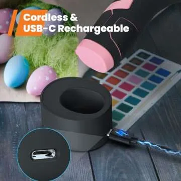 GoGonova Cordless Glue Gun with Fast Charging and Sticks