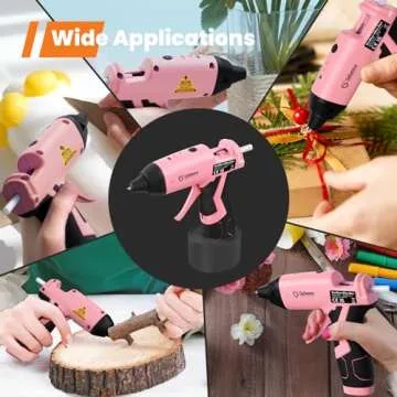 GoGonova Cordless Glue Gun with Fast Charging and Sticks