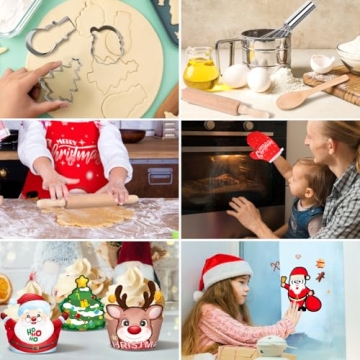 Labeol Kids Christmas Cooking Set - 27 PCS Fun Baking Kit