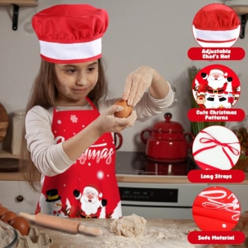 Labeol Kids Christmas Cooking Set - 27 PCS Fun Baking Kit