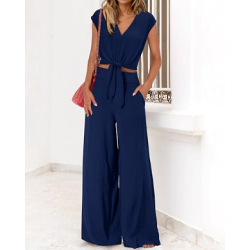 dowerme Women's Summer 2 Piece Casual Sets 2024