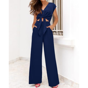 dowerme Women's Summer 2 Piece Casual Sets 2024