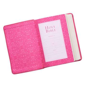 KJV BIBLE LARGE PRINT COMPACT IN PINK