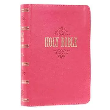 KJV BIBLE LARGE PRINT COMPACT IN PINK