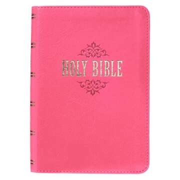 KJV BIBLE LARGE PRINT COMPACT IN PINK