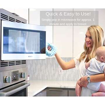 Milkease All Natural Nursing Relief Pack for Moms