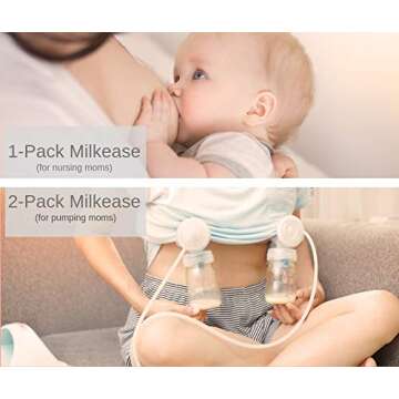 Milkease All Natural Nursing Relief Pack for Moms