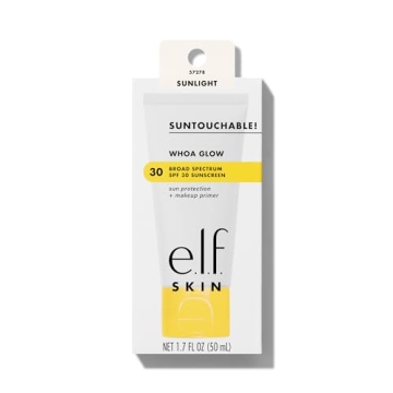 e.l.f. Suntouchable Whoa Glow SPF 30 Radiant Sunscreen Primer