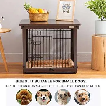Stylish SIMPLY + Dog Crate - Durable and Decorative Indoor Kennel