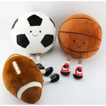 XIYUAN Football Plush Doll 13 Inch Kids Cuddly Toy