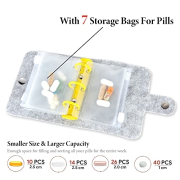 Hennaja Pill Organizer for Stylish Daily Medication Management