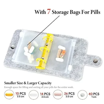 Hennaja Pill Organizer for Stylish Daily Medication Management