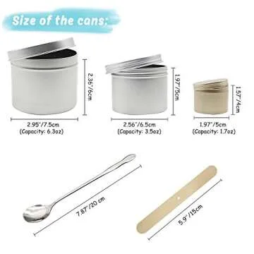 JXXXN Candle Making Kit - 42oz Pot & Complete Supplies