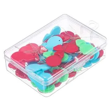 Gourd Shaped Plastic Needle Threaders - 50 Assorted Colors