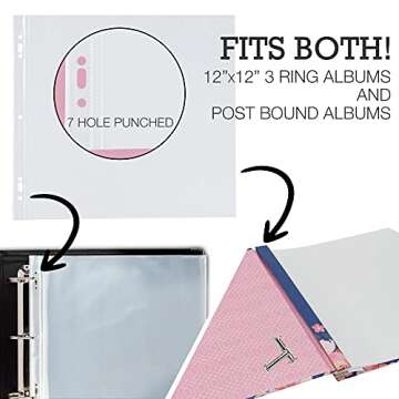 Samsill Scrapbook Refill Pages for Lasting Memories