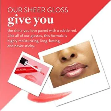 Mented Red Hot Lip Gloss - Vegan, Cruelty-Free Shine