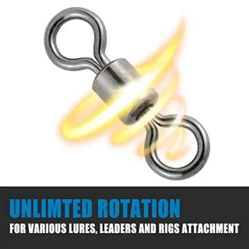 Dr.Fish Barrel Fishing Swivels for All Game Fishing