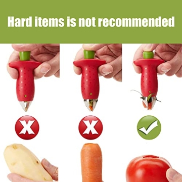 Strawberry Huller Fruit Slicer Set for Easy Prep