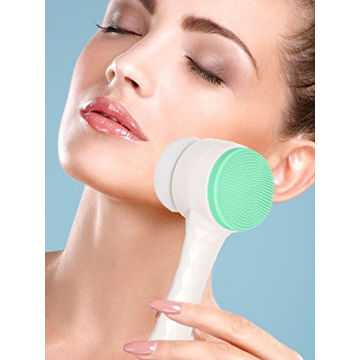 2 in 1 Face Brush Cleanser for Deep Pore Exfoliation and Care