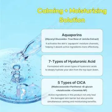 TIAM Hyaluronic Glow Revive Serum, Lightweight & Non-Sticky Hydrating Face Serum for Dry, Dehydrated, Oily Skin, 1.35 FL.OZ.