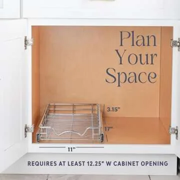 Heavy Duty Pull Out Cabinet Organizer for Easy Storage