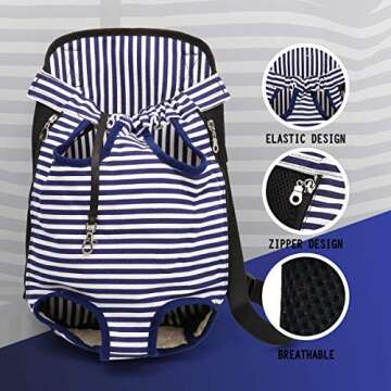 Versatile Hands-Free Dog Carrier Backpack for Adventurers