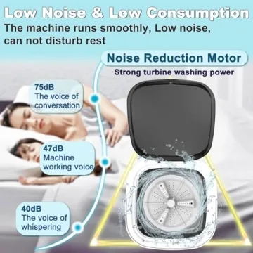 Compact Portable Washing Machine for Easy Laundry