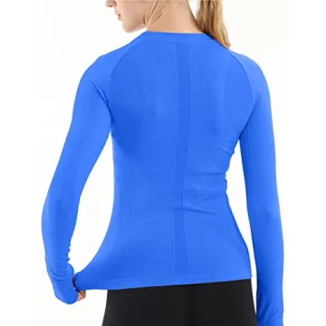 MathCat Seamless Long Sleeve Workout Shirts for Women