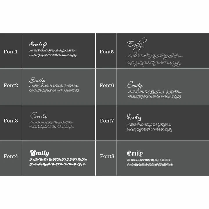 Personalized Sterling Silver Name Necklace - 15 Styles