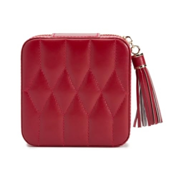 Wolf Designs Caroline Zip Jewelry Travel Case - Stylish & Functional