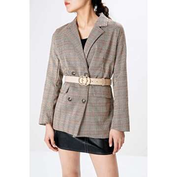 Stylish Earnda Women's PU Leather Belt for Every Occasion