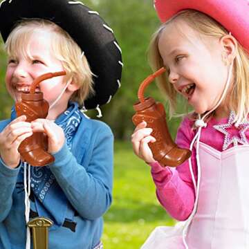 Cowboy Boot Cups with Straws – Perfect for Parties