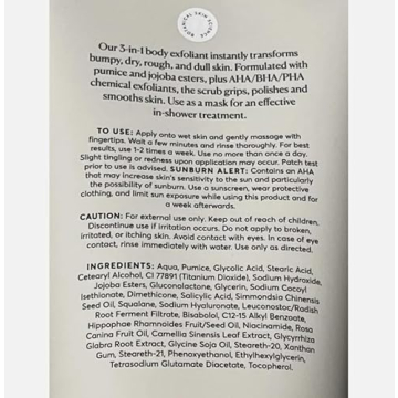 Naturium KP Body Scrub for Smooth Skin & Keratosis Pilaris Relief