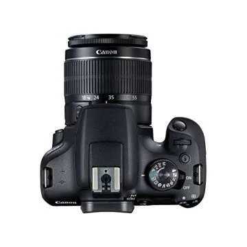 Canon EOS 2000D (Rebel T7) Digital SLR Camera with 18-55mm DC III Lens Kit (International Model) Professional Accessory Bundle Includes: SanDisk Ultra 64GB Memory Card + 50’’ Tripod + Filters and More