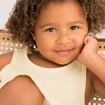 Heart-Shaped Gold Plated Earrings for Young Girls