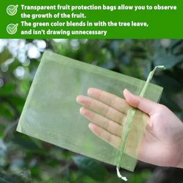EWPJDK 70pcs Fruit Protection Bags for Garden Use