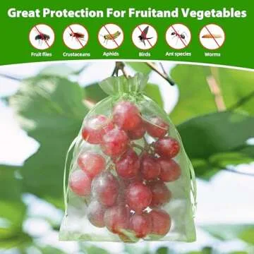 EWPJDK 70pcs Fruit Protection Bags for Garden Use