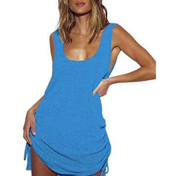 Bsubseach Crochet Coverup for Women - Stylish Beach Tank Dress