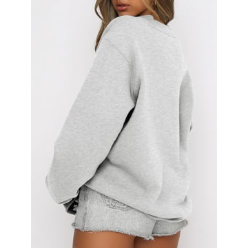 ANRABESS Women's Oversized Fleece Pullover Cozy Y2K Hoodie