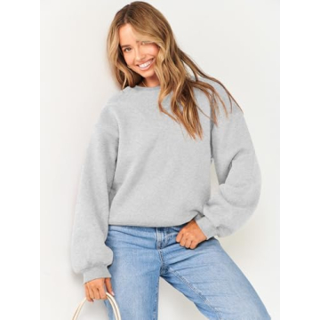 ANRABESS Women's Oversized Fleece Pullover Cozy Y2K Hoodie