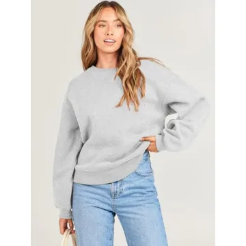 ANRABESS Women's Oversized Fleece Pullover Cozy Y2K Hoodie