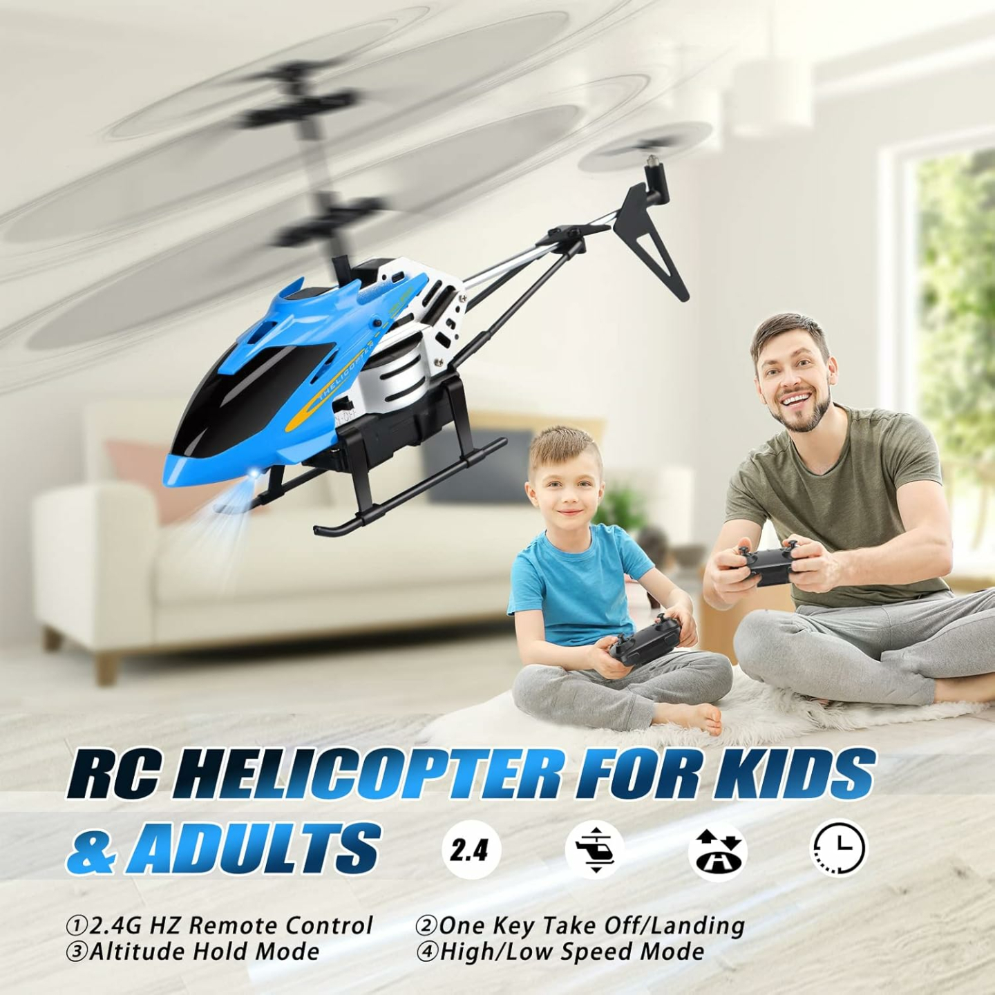 Dolanus RC Helicopter - Easy Control & Fun Experience