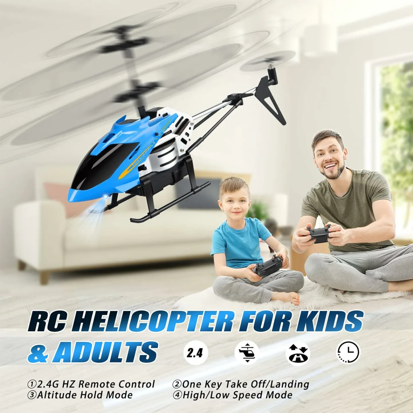Dolanus RC Helicopter - Easy Control & Fun Experience