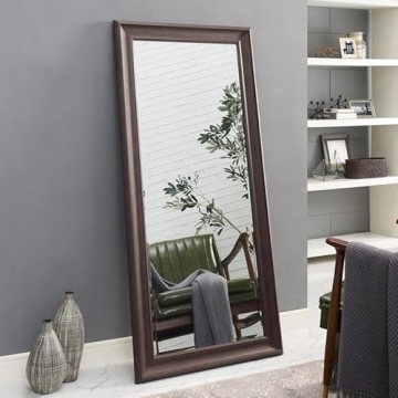 Naomi Home Framed Floor Length Extra Large Oversized Floor Mirror Full Length Mirror Standing Large ...
