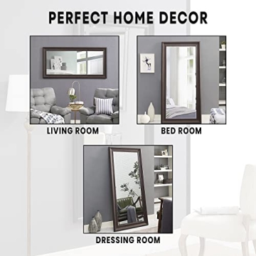 Naomi Home Oversized Floor Mirror with Elegant Frame