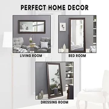 Naomi Home Oversized Floor Mirror with Elegant Frame