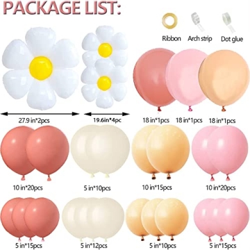 DUILE Boho Daisy Garland Kit for Elegant Celebrations